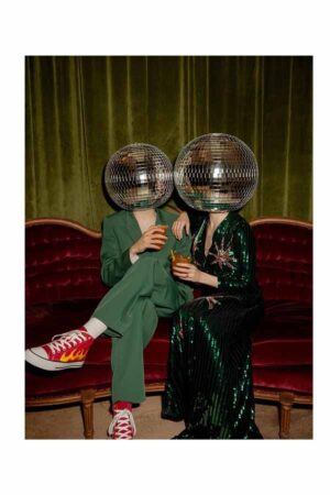 Poster Disko Head İkili Konsept Sanat Posteri