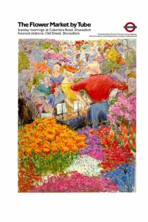 Poster - Renkli Şehir Haritası - Modern İllüstrasyon Posteri