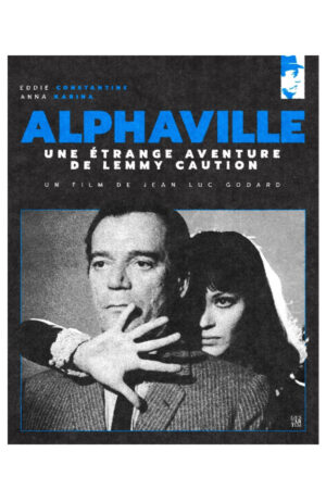 Poster - Alphaville Movie - French New Wave Retro Cinema Kalın Kuşe Kağıt