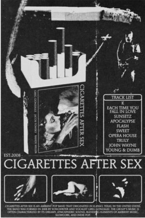 Poster - Cigarettes After se - Retro Urban Kalın Kuşe Kağıt